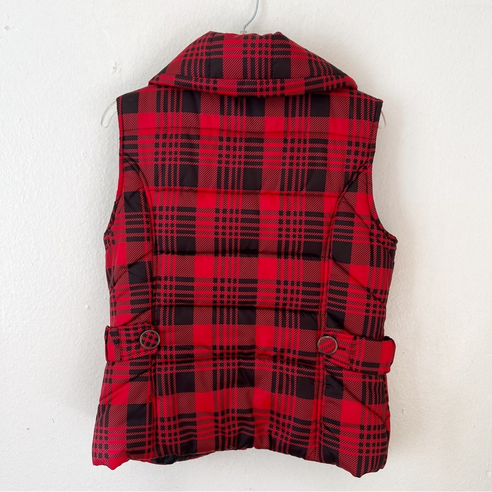 Keren Hart Buffalo Plaid Puffer Vest - Picture 2 of 11